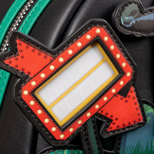 Load image into Gallery viewer, details on display on front of backpack