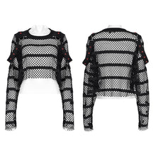 Load image into Gallery viewer, front and back of top on mannequin