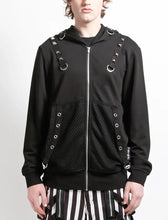 Load image into Gallery viewer, model showing front of hoodie