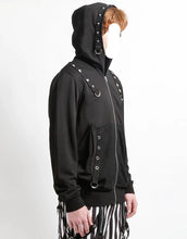 Load image into Gallery viewer, model showing side of hoodie