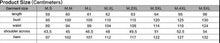 Load image into Gallery viewer, size chart