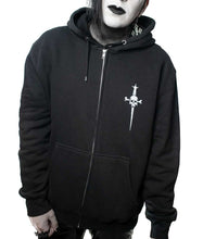 Load image into Gallery viewer, model showing front of hoodie