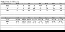 Load image into Gallery viewer, size chart