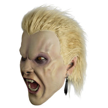 Load image into Gallery viewer, Mask with blonde hair and a fierce expression on a white background