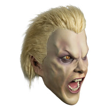 Load image into Gallery viewer, Mask with blonde hair and a fierce expression on a white background