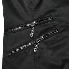 Load image into Gallery viewer, zipper details on front of vest