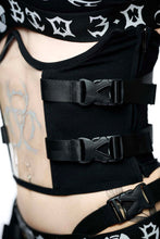 Load image into Gallery viewer, model showing front of corset on white background