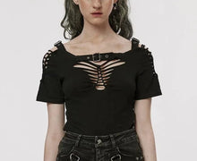 Load image into Gallery viewer, model showing front of top