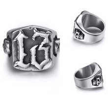 Load image into Gallery viewer, front, and both sides of ring