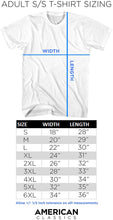 Load image into Gallery viewer, unisex adult shirt size chart