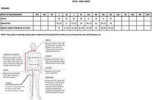 Load image into Gallery viewer, size chart