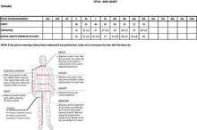 Load image into Gallery viewer, size chart