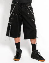 Load image into Gallery viewer, model showing front of pants zipped off into shorts