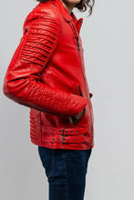Load image into Gallery viewer, model showing side of jacket