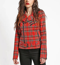 Load image into Gallery viewer, model showing front of jacket