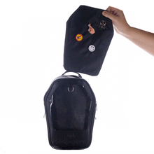 Load image into Gallery viewer, front of backpack on display