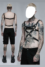 Load image into Gallery viewer, model showing front and back of harness