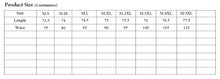 Load image into Gallery viewer, size chart