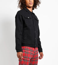 Load image into Gallery viewer, model showing side of jacket