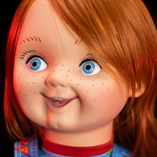 Load image into Gallery viewer, front face of doll close up