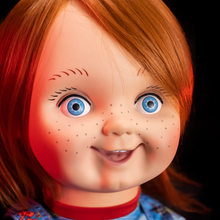 Load image into Gallery viewer, front face of doll close up