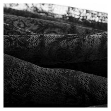 Load image into Gallery viewer, up close material shot of long black gothic cloak