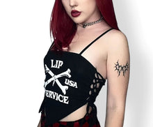 Load image into Gallery viewer, model showing side  of top