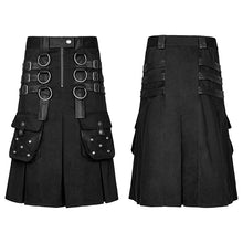 Load image into Gallery viewer, front and back of kilt on mannequin