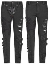 Load image into Gallery viewer, front and back of pants on mannequin