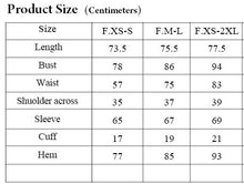 Load image into Gallery viewer, size chart