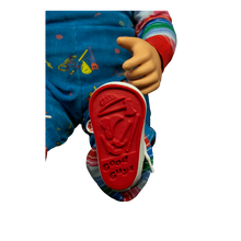 Load image into Gallery viewer, bottom of chucky's shoe