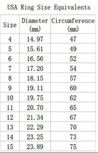 Load image into Gallery viewer, size chart