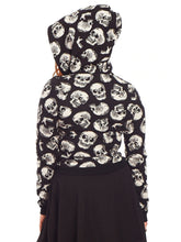 Load image into Gallery viewer, model showing back of hoodie