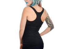 Load image into Gallery viewer, backside of tank top, plain black