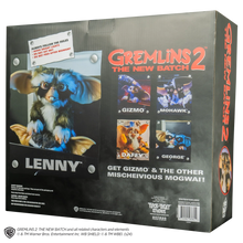 Load image into Gallery viewer, Gremlins 2 Lenny Mogwai prop in packaging with branding
