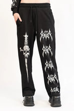 Load image into Gallery viewer, UNISEX Lip Service Metal Dagger Sweatpants
