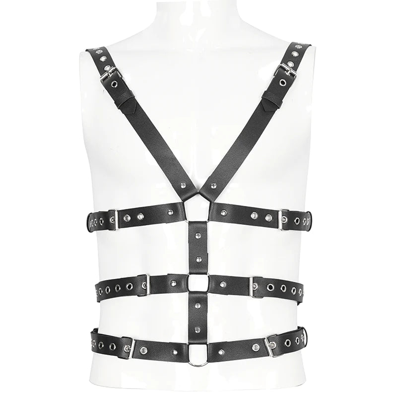 front of harness on mannequin
