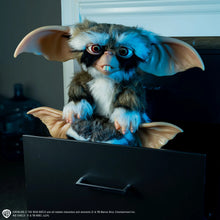 Load image into Gallery viewer, Lenny plush toy from Gremlins peeking out from behind a black surface
