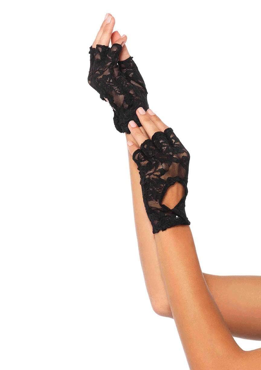 model wearing gloves