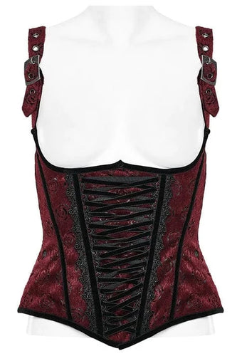 front of corset on display