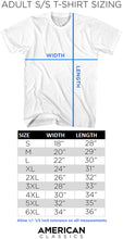 Load image into Gallery viewer, adult unisex shirt size chart
