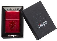 Load image into Gallery viewer, zippo on display in box
