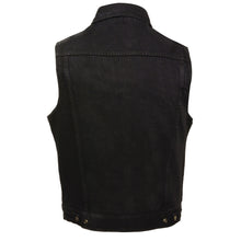 Load image into Gallery viewer, back side of vest, all black
