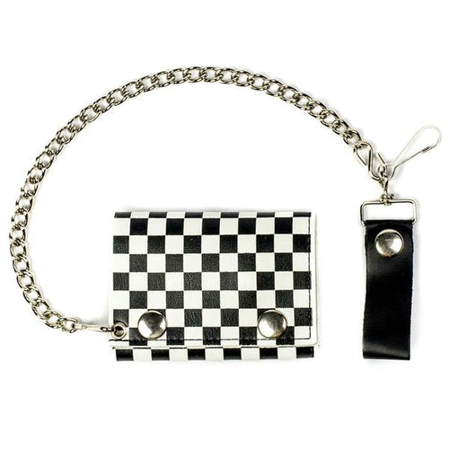 front of wallet on display