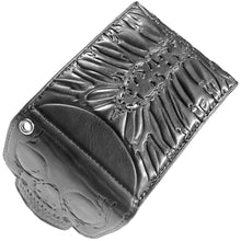 Load image into Gallery viewer, skull ribcage embossed wallet
