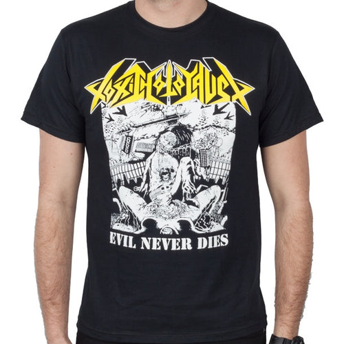 model showing front of shirt