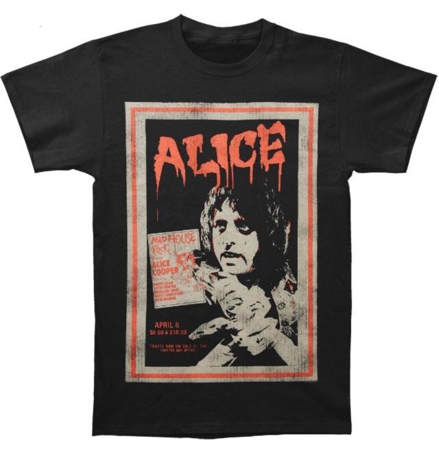 Alice Cooper Vintage Poster T-Shirt