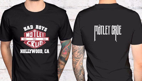 model showing front and back of shirt