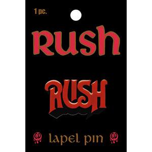rush logo pin
