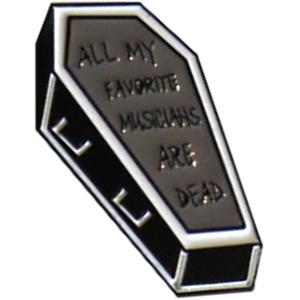 coffin shaped pin